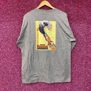 Strawberry Tsunami Sangaria Ramune Promo Gray Long Sleeve L